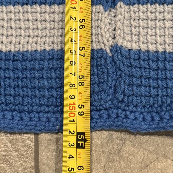 Seattle Seahawks Homemade Afghan Crocheted Grandma Blanket NFL - Picture 3 of 4